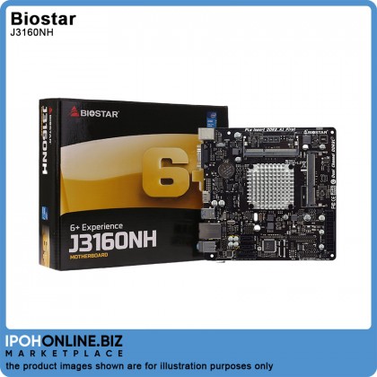 Biostar J3160NH CPU onboard Intel Celeron J3160 Quad-core 2.24G DDR3L VGA HDMI Mini ITX Motherboard